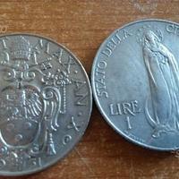Monete Città del Vaticano 1lira e 50 cent