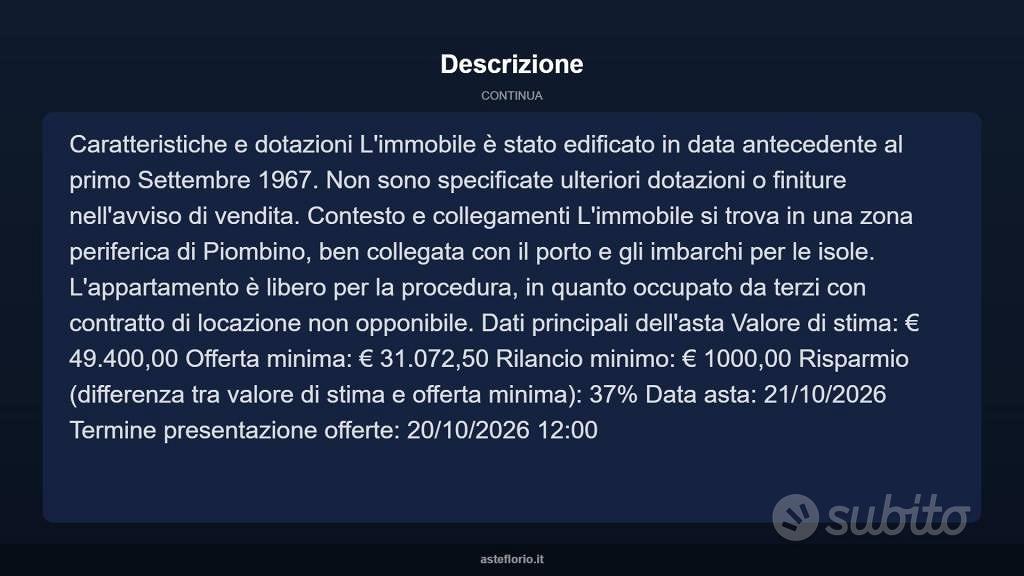 Appartamento – Piombino, Tolla - Vista 5