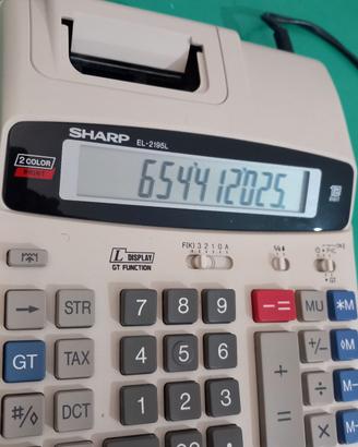 CALCOLATRICE DA TAVOLO SHARP EL-2195L