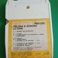 CARTUCCIA STEREO 8 LE ORME FELONA E SORONA 1973.
G