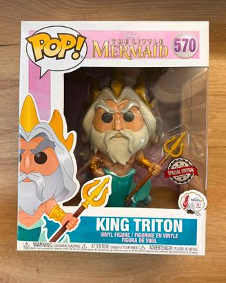 Funko Pop Disney-The Little Mermaid 570-KingTriton