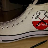 The Wall Pink Floyd Scarpe personalizzate a mano