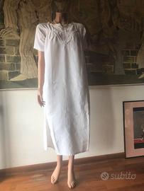 camicia da notte in lino fine 19.sec  vintage