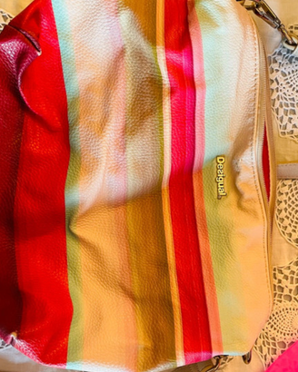 Borsa media desigual tracolla in buona condizioni