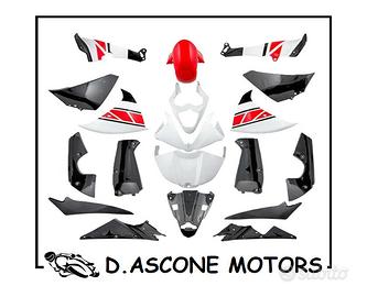 KIT CARENE ABS Yamaha YZF R1 2012 2014 BIANCO ROSS