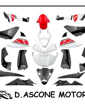 KIT CARENE ABS Yamaha YZF R1 2012 2014 BIANCO ROSS