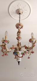 lampadario Capodimonte 
