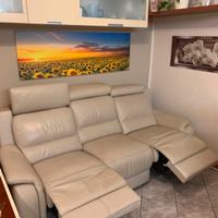 Divano in vera pelle modello sirignano (2relax)