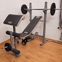 Panca fitness multifunzione Domyos BM 210 con acce