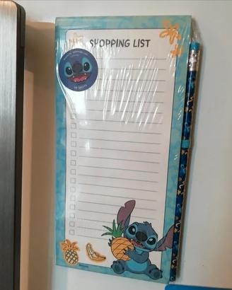 Block notes magnetico di Lilo e Stitch con matita