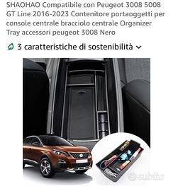 Contenitore porta oggetti Peugeot 3008/5008