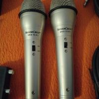 kit karaoke completo di microfoni dinamici