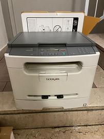 Stampante Lexmark X203N con toner