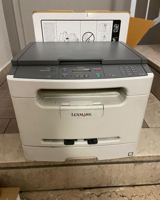 Stampante Lexmark X203N con toner
