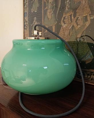 lampada a sospensione vintage anni 70 Space Age 