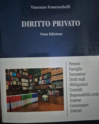 diritto privato V.Franceschelli nona edizione