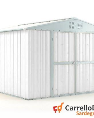 Box struttura lamiera Acciaio 327x307cm bianco