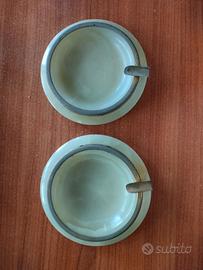 COPPIA  DI POSACENERE IN ONICE