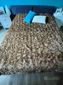 Coperta vera pelliccia Visone