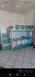 letto a castello con reti