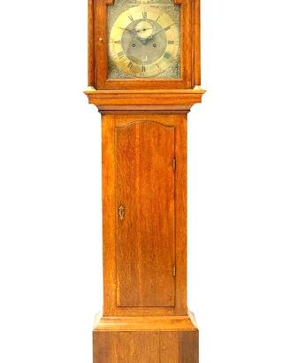 Orologio a pendolo in quercia bionda /otto giorni.