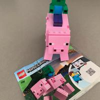 Lego 21157 minecraft maiale e baby-zombie