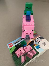 Lego 21157 minecraft maiale e baby-zombie