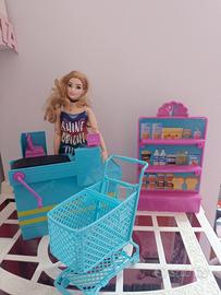 per Natale il negozio di Barbie