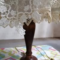 lampada romantica in pizzo 