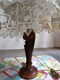 lampada romantica in pizzo 