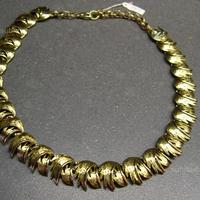 Collana collier vintage placcato oro stile Liberty