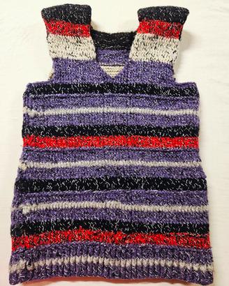 Gilet vintage fatto a maglia 
