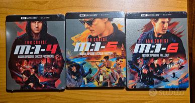 Mission impossible 4-5-6 steelbook 4k