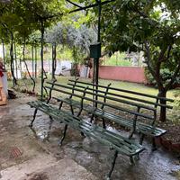 Panchine ghisa stile liberty