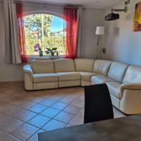 Divano Pelle 5 posti, letto e poltrona reclinabile