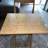 Tavolino in bambù + sedia 