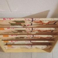 libreria bimbi in tessuto 