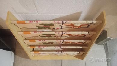 libreria bimbi in tessuto 