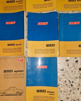48 cataloghi pezzi ricambio fiat auto storiche