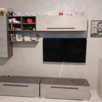 Parete attrezzata e armadio