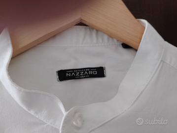 camicia bianca colletto coreana