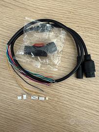Modulo Cavo PCB CCTV POE 11 Pin 80cm per lp Camera