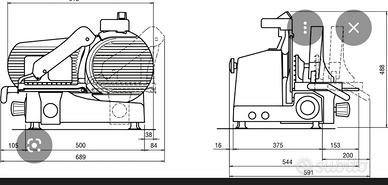Affettatrice 380v