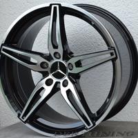 Cerchi lega 18 CARMANI OSKAR black Polish 18 Merce