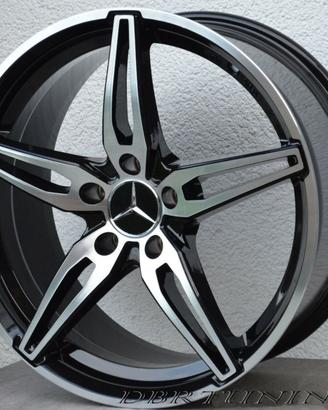 Cerchi lega 18 CARMANI OSKAR black Polish 18 Merce
