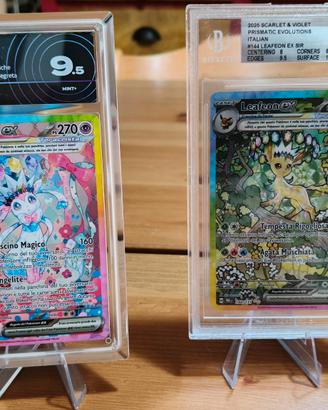 Sylveon e Leafeon evoluzione prismatiche Pokemon 