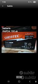 batteria litio 100ah con display 