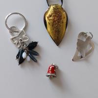 set collana Vetro Murano e gioielli argento