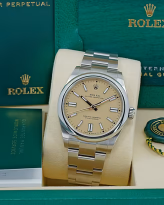 ROLEX OYSTER PERPETUAL 134300 BEIGE 08/26 NUOVO