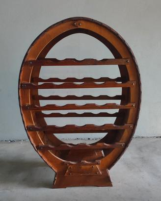 Botte in legno porta bottiglie